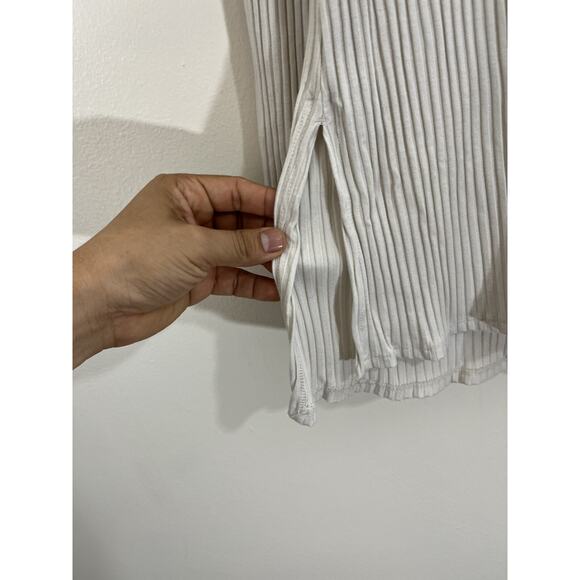 Eileen Fisher Texture Stretch Rib Tencel Minimal Scandi Top Capsule Quiet Luxe S - Picture 8 of 16